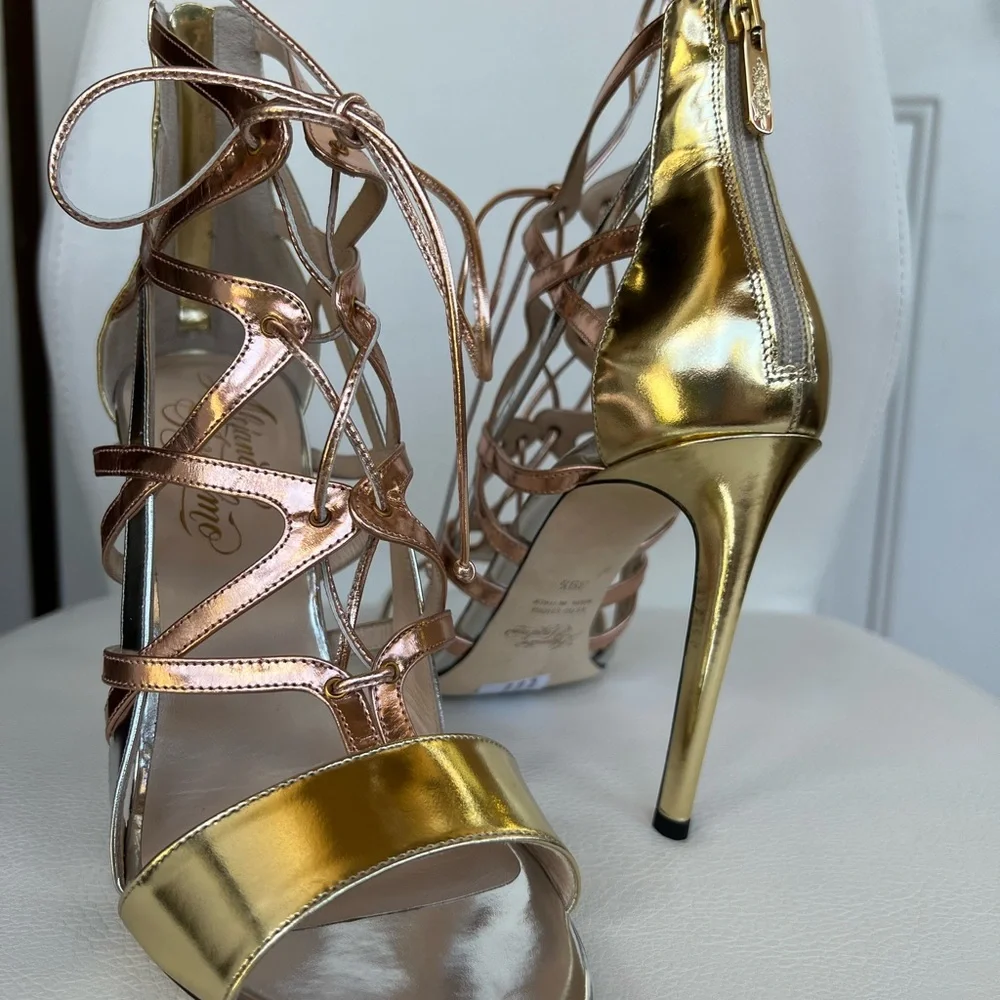 Alejandro Ingelmo 8.5 US - 39.5 EU High Heels Sandals NWB - Picture 5 of 7